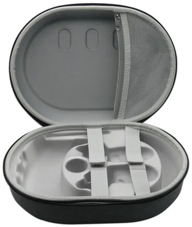 Alt view image 8 of 8 - EVA Hard Box Shockproof Portable Bag with Mesh Pocket Partitioned for Quest 3 VR Headset Controller