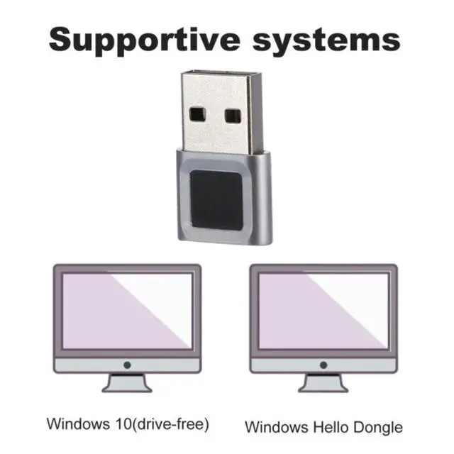 Alt view image 8 of 8 - USB Fingerprint Reader Module for 10 Hello Dongle PC Biometric