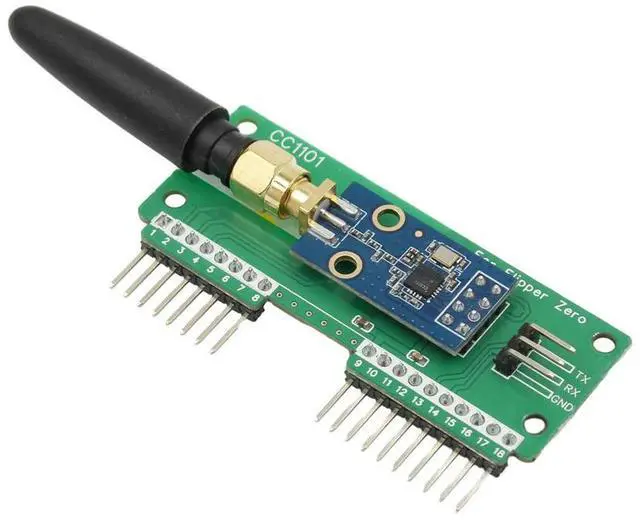 Alt view image 6 of 8 - For Flipper Zero CC1101 433Mhz Development Board Lightweight Esp32 Development Board SubGhz GPIO 433Mhz Antenna Module