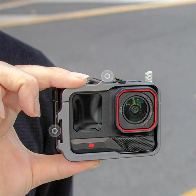 Alt view image 8 of 8 - Aluminum Frame Cage with Cold Shoe l Protective Case Camera Cage for Ace Pro 2 for Ace/Ace Pro