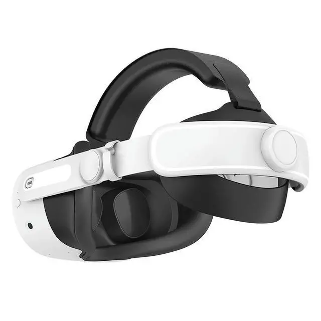 Alt view image 6 of 8 - Adjustable Head Strap Enhanced Support and Comfort Replacement Elite Strap VR Headset Strap for Quest 3S/Quest 3