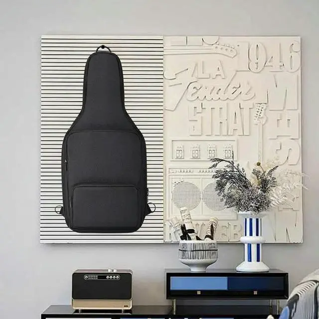 Alt view image 5 of 7 - Shoulder Bag Backpack Shockproof Guitar Bag Anti-Scratch Guitar Case with Accessory Pockets for PDP RiffGuitar Controller