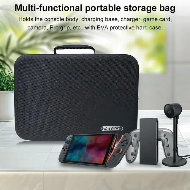 Alt view image 6 of 7 - EVA Portable Bag Anti-Scratch Handheld Game Console Case Hard Shell Bag for Switch 2 Game Console