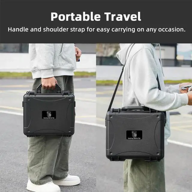 Alt view image 6 of 8 - For Flip Hard Carrying Case Hard Shell Case Waterproof Hand-held Case Explosion-proof Case Handbag for Flip Accessory