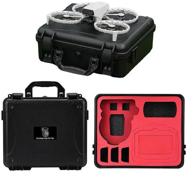 Alt view image 8 of 8 - For Flip Hard Carrying Case Hard Shell Case Waterproof Hand-held Case Explosion-proof Case Handbag for Flip Accessory