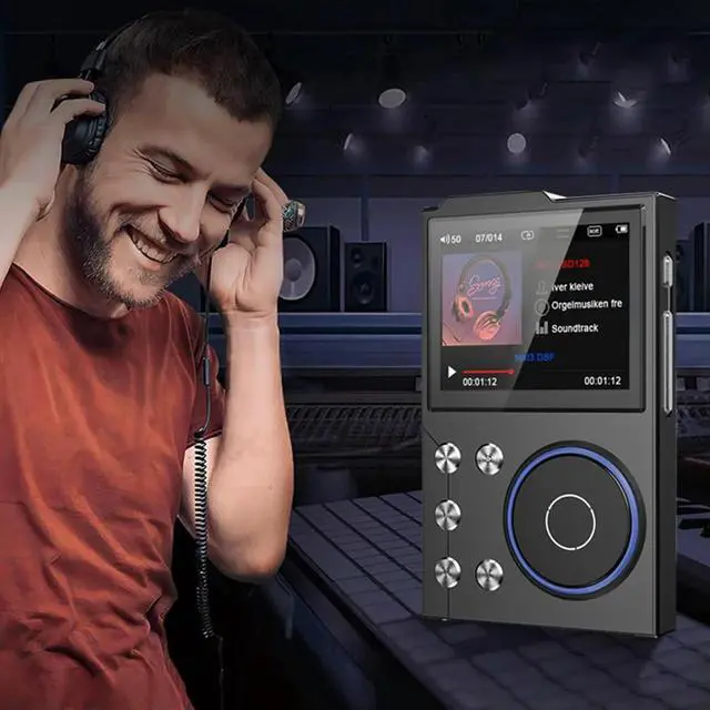 Alt view image 6 of 8 - HiFi MP3 Player Lossless DSD Audio Music Player Bluetooth-Compatible 5.3 HiFi Lossless Audio Player Support Up To 256GB