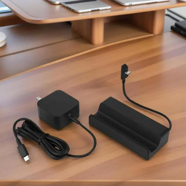 Alt view image 5 of 8 - For Steam Deck Charging Base with US Power Supply Expansion Dock Base 4K60Hz Dock Base Bracket Handheld Game Console Accessories