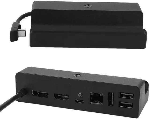 Alt view image 6 of 8 - For Steam Deck Charging Base with US Power Supply Expansion Dock Base 4K60Hz Dock Base Bracket Handheld Game Console Accessories