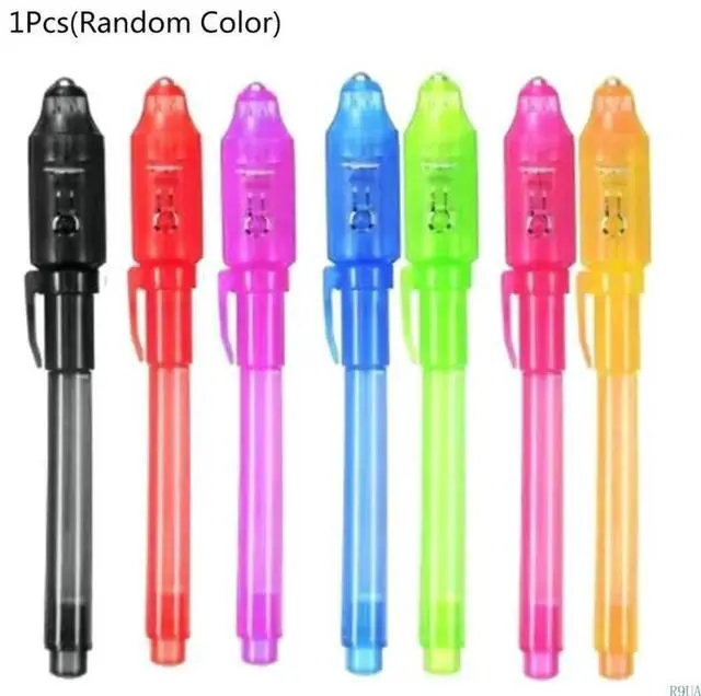 Alt view image 4 of 8 - Secret Pen with UV light Invisible Writing Pen with UV Light Detective Pen Birthday Gift Bags Filler for Children
