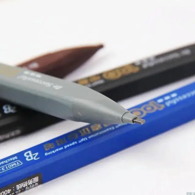 Alt view image 3 of 8 - 2B Black Holder Exam Mechanical Pencil Automatic Testing Grade Stationery