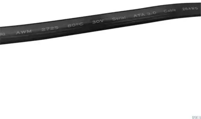 Alt view image 2 of 6 - Hard Disk Drive Cable Black Straight High Speed 40CM Sata3.0 Solid