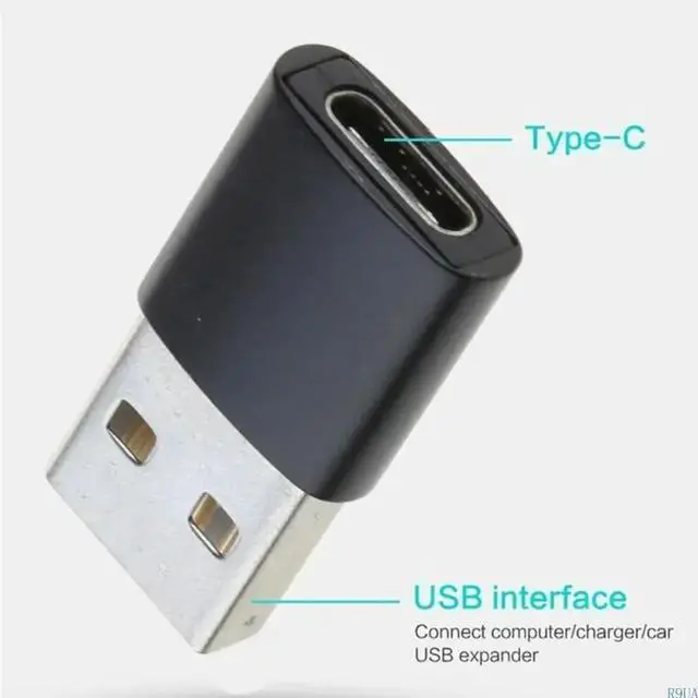 Alt view image 3 of 7 - Universal USB Type A Male To USB Type C Female Data Transfer Charging Connector Converter Port Adapter Diamond Grade