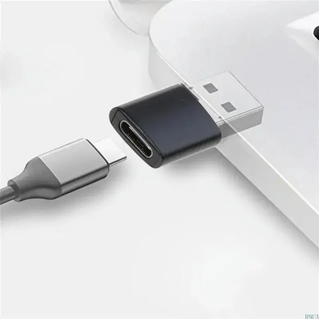 Alt view image 4 of 7 - Universal USB Type A Male To USB Type C Female Data Transfer Charging Connector Converter Port Adapter Diamond Grade