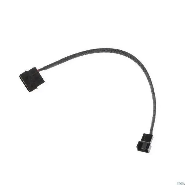 Alt view image 2 of 7 - 4-Pin Molex Male to 3-Pin/4-Pin PWM Fan , PC Fan Power Extension Cable Converter