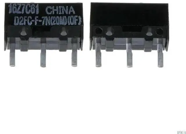 Alt view image 2 of 7 - Mouse Micro Switch for Gaming Mice Switches Buttons Short Stroke 3Pins 2Pcs