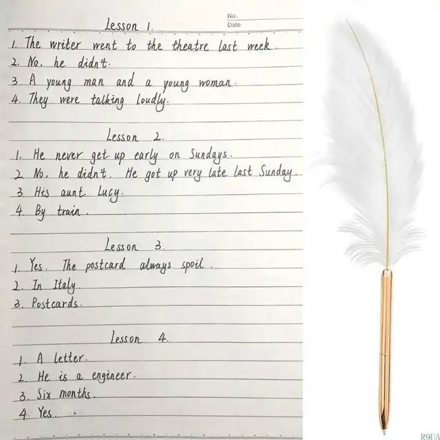 Alt view image 3 of 4 - Stylish White Ballpoint Pen Wedding Writing Pen Business Pen