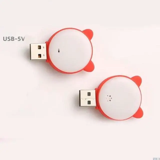 Alt view image 4 of 4 - Cartoon Cats USB LED Light Interior Night Light Voice Control Lamp