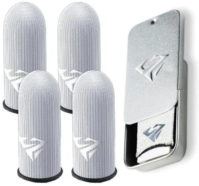 Main image of 2Pairs Game Sweat-Proof Finger Cover Fingertip Gloves for PUBG Game