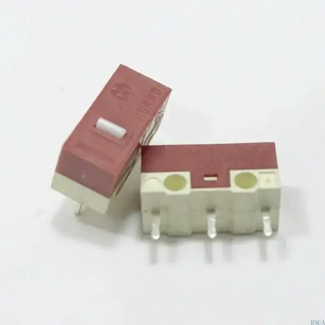 Alt view image 2 of 7 - 8Pcs HUANO Mouse Micro Switch 3Pins 5M Clicks Mice Micro Mute Button