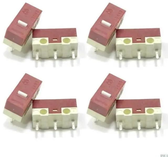Alt view image 3 of 7 - 8Pcs HUANO Mouse Micro Switch 3Pins 5M Clicks Mice Micro Mute Button