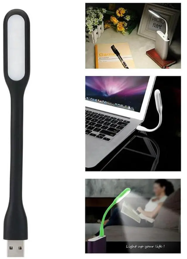 Alt view image 4 of 7 - 5V Portable USB LED Reading Lamp Light Flexible Camping Night Lights Table Lamps For Power PC Notebook
