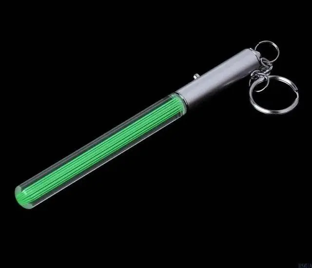 Alt view image 3 of 7 - LED Light Glow Keychain Glow Pen Dark Emergency Decoration Light up Lightsaber Keychains for Creative Small