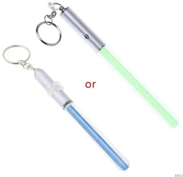 Alt view image 4 of 7 - LED Light Glow Keychain Glow Pen Dark Emergency Decoration Light up Lightsaber Keychains for Creative Small