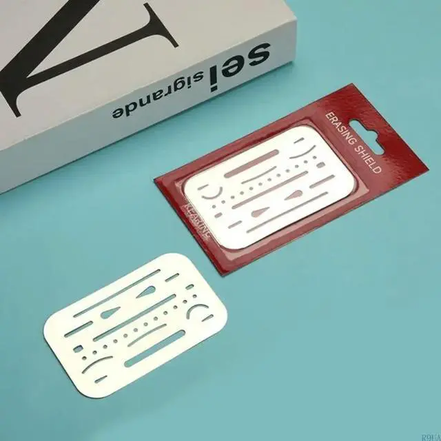 Alt view image 3 of 7 - Eraser Shield Eraser Template l Erasing Shield l Drawing Template Shield Drafting Tool for Engineering Projects