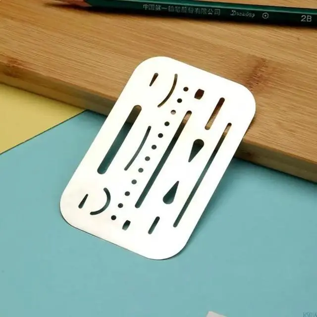 Alt view image 4 of 7 - Eraser Shield Eraser Template l Erasing Shield l Drawing Template Shield Drafting Tool for Engineering Projects