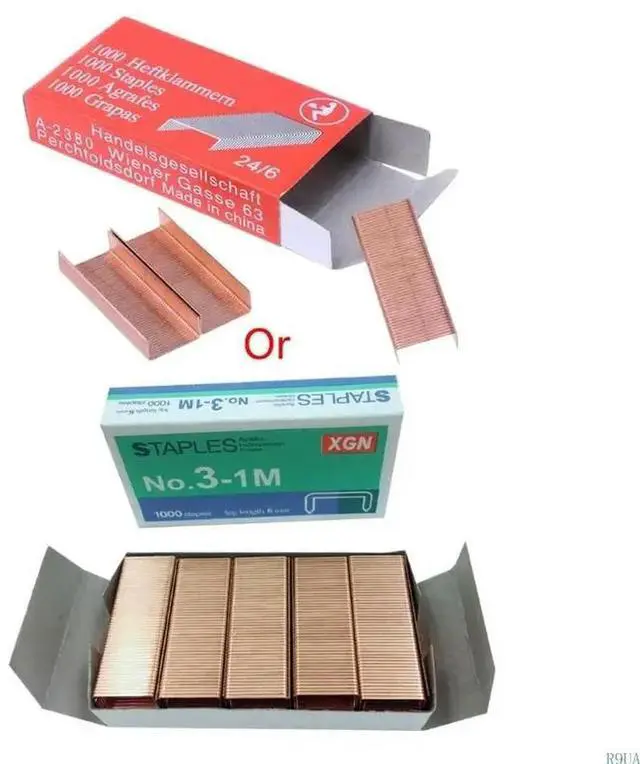 Alt view image 4 of 4 - 1000Pcs/Box 12mm 12# 24/6 for Creative l for Staples Office School Binding S