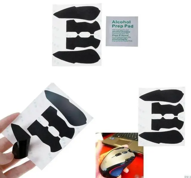 Main image of 1 Set Mouse Feet Mouse Skates Side stickers Sweat Resistant Pads For G300 G300S Mouse