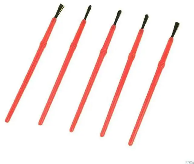 Alt view image 3 of 7 - 50Pcs Children Paint Brush Small Paint Brush for Acrylics Oil Gouache Watercolor