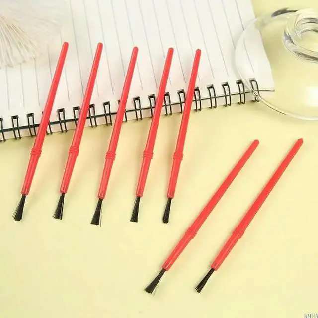 Alt view image 2 of 7 - 50Pcs Children Paint Brush Small Paint Brush for Acrylics Oil Gouache Watercolor