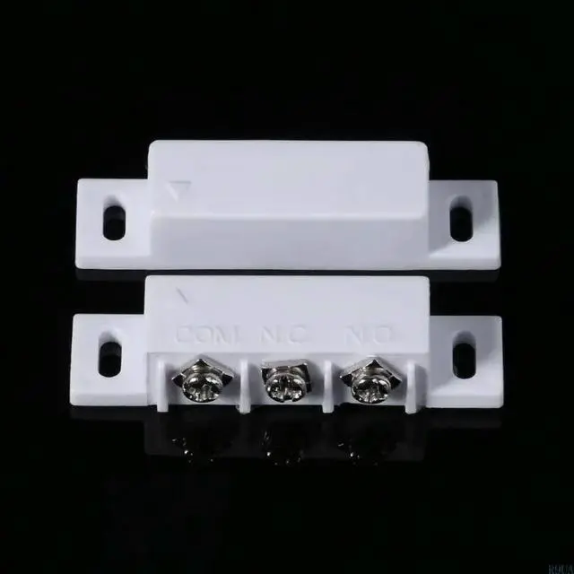 Alt view image 4 of 7 - NC NO Contact Switch Door l Roller Shutter Door Home Alarm System with 2Pcs Screws