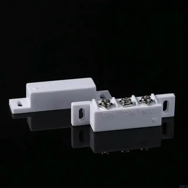 Alt view image 3 of 7 - NC NO Contact Switch Door l Roller Shutter Door Home Alarm System with 2Pcs Screws