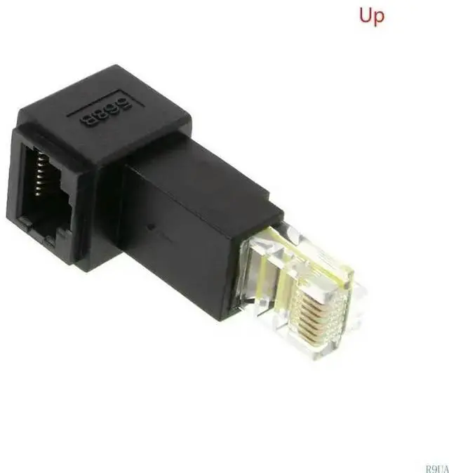 Alt view image 2 of 7 - RJ45 Coupler, Coupler, Ethernet Connectors Multi-angle Coupler for Cat5e Ethernet Cable Extender Connector