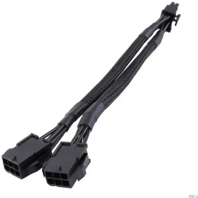 Alt view image 4 of 4 - 6-Pin to 8-Pin Converter Cable Flexible and Durable 18AWG PCIe PCI-E Connector