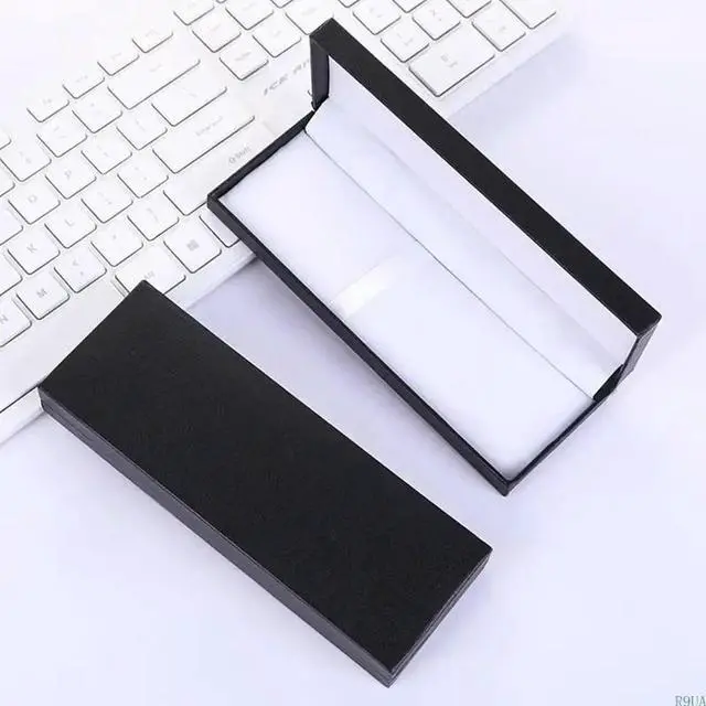 Alt view image 3 of 4 - Portable Empty Gift Box Black Jewelry Present for Case for Necklaces Fountain Pe