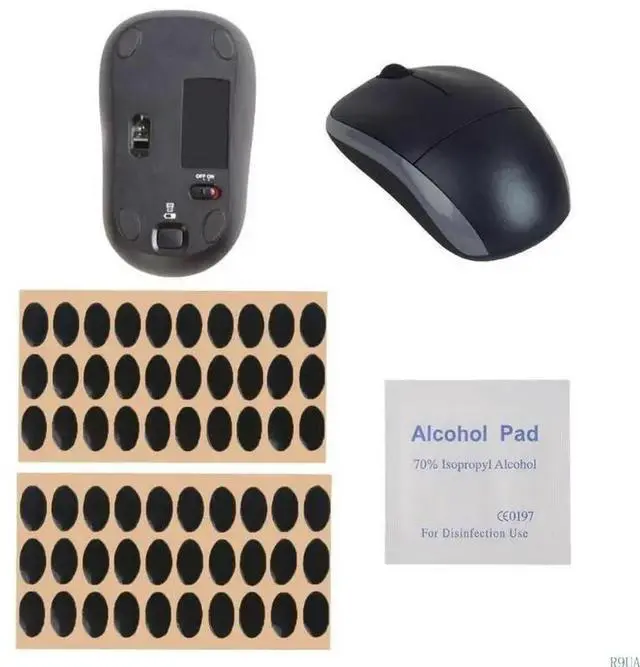 Alt view image 2 of 4 - 60PCS Gaming Mouse Feet Sticker Wear Resistant Round Mice Skates Pads For M215 / M310 / M325