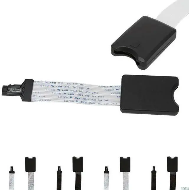 Alt view image 4 of 5 - TF Male to Card Female Flexible Card Extension Cable Extender Adapter Reader for Car GPS