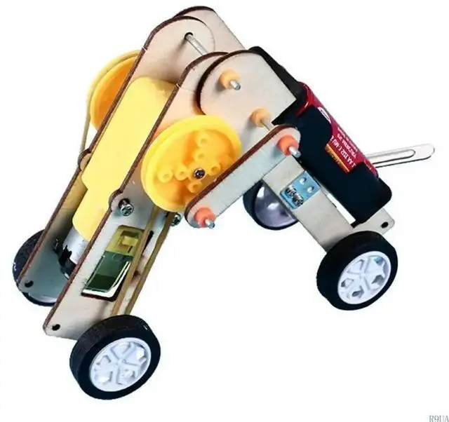 Alt view image 3 of 4 - Worm Robot Toy Puzzle Assemble Toy Student Science Experiment Set