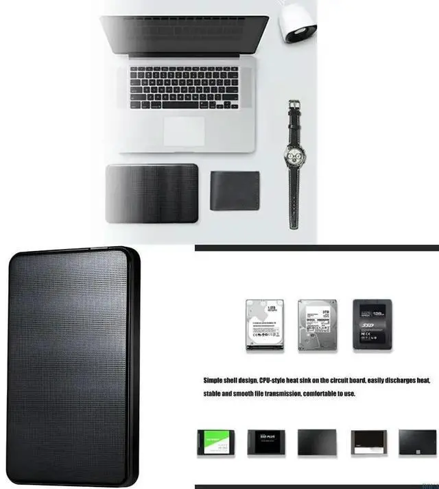 Main image of 2.5inch Hard Drives Enclosure USB3.0 External Case Housing for 2.5Inch Hard Drive Enclosure for PC Laptop Accessories