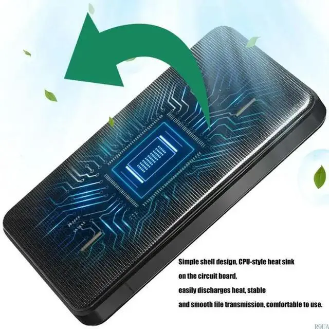 Alt view image 2 of 4 - 2.5inch Hard Drives Enclosure USB3.0 External Case Housing for 2.5Inch Hard Drive Enclosure for PC Laptop Accessories