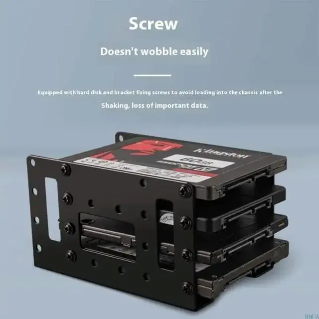 Alt view image 3 of 7 - High Capacity Drive Mounting Support 2.5inch 3.5inch SSD HDD Heat Dissipation Slot