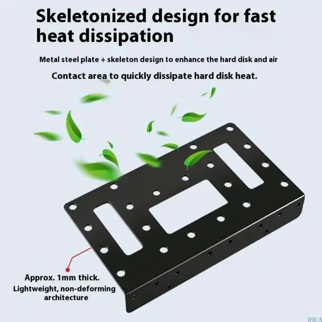 Alt view image 4 of 7 - High Capacity Drive Mounting Support 2.5inch 3.5inch SSD HDD Heat Dissipation Slot