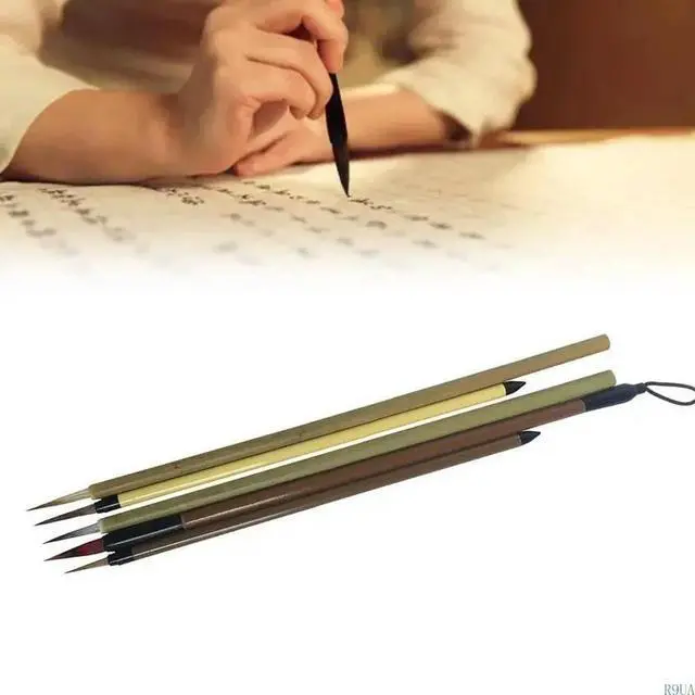 Alt view image 3 of 7 - 5Pcs Brush Long Fine Nib for Details Outlining Hand Sketching