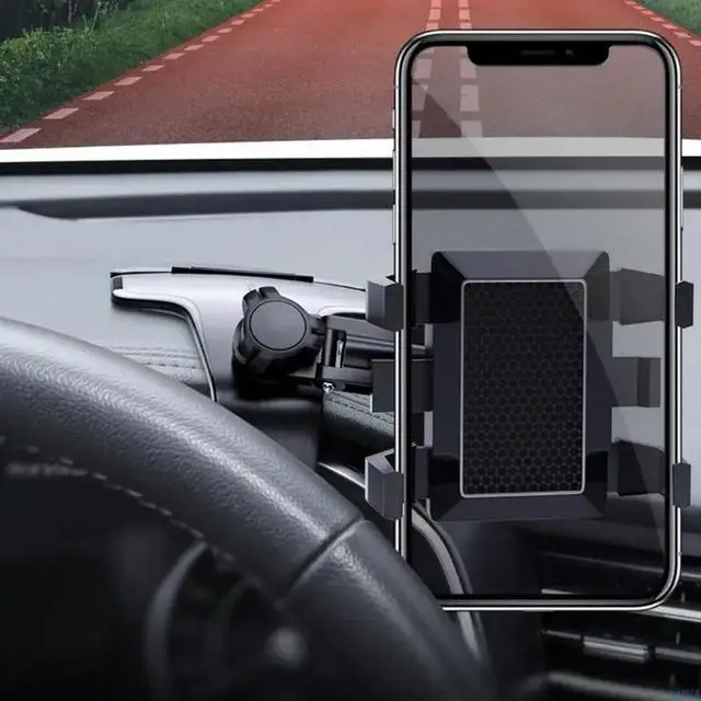 Alt view image 4 of 7 - Car Phone Holder Rearview Mirror Mount 360° Adjustable GPS Phone Holder Auto Rear Headrest Bracket Car Phone Accessories