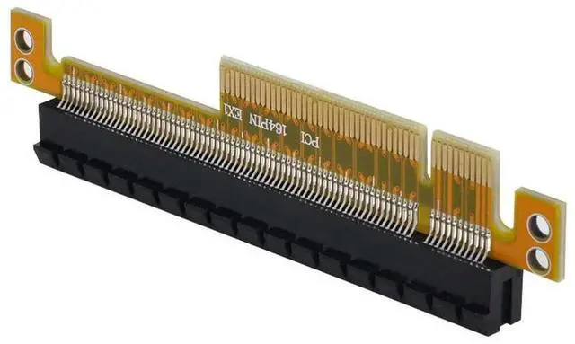 Main image of JoniSerl PCI-E Express 8X to 16x Extender Converter Riser Card Adapter Male to Female Extension
