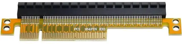 Alt view image 2 of 4 - JoniSerl PCI-E Express 8X to 16x Extender Converter Riser Card Adapter Male to Female Extension