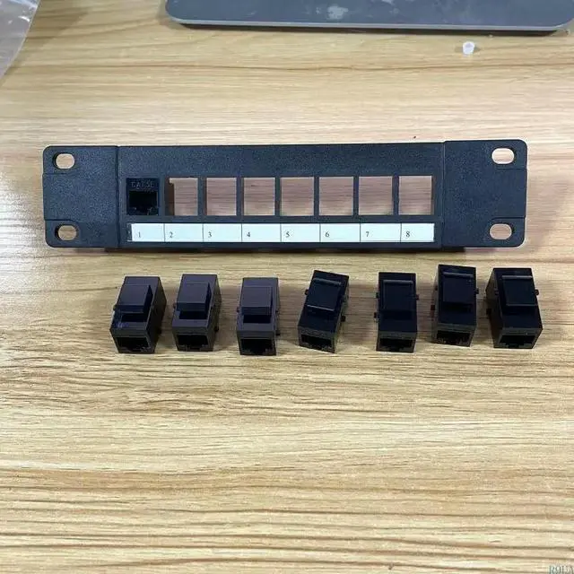 Alt view image 3 of 4 - Wallmount /Rackmount 1U Ethernet Patch Panel Down Block for CAT5e Cabling